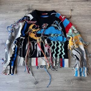 CHARLES JEFFREY LOVERBOY Guddle Tassel Jumper Size L